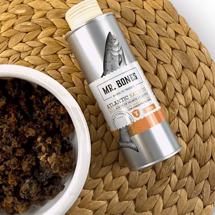 Mr. Bones Atlantische Zalmolie (250ml) - Shop with Marley's