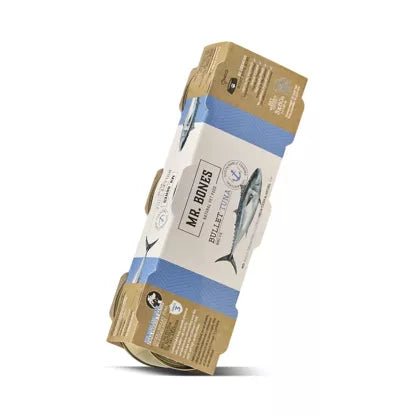 Mr. Bones gekookte Melva (bullet tuna) voor honden - blikjes 3x80gr - Shop with Marley's