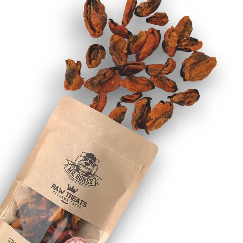 Mr. Bones Raw Treats Groenlipmossel (45gr) - Shop with Marley's