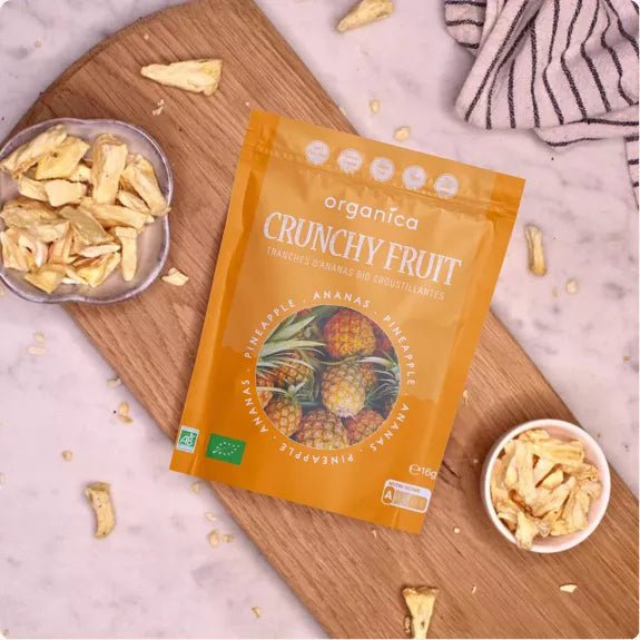 Organica gevriesdroogd fruit - Ananas (16gr) - Shop with Marley's