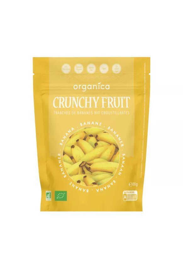 Organica gevriesdroogd fruit - Banaan (20gr) - Shop with Marley's