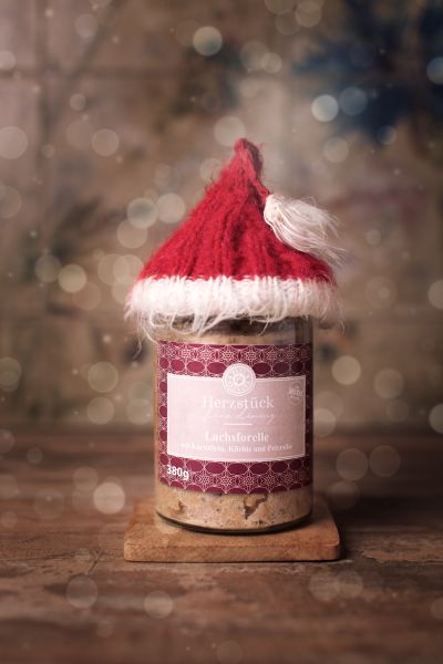 Paul & Paulina luxe maaltijd met zalmforel, pompoen & peterselie (380gram) - Shop with Marley's