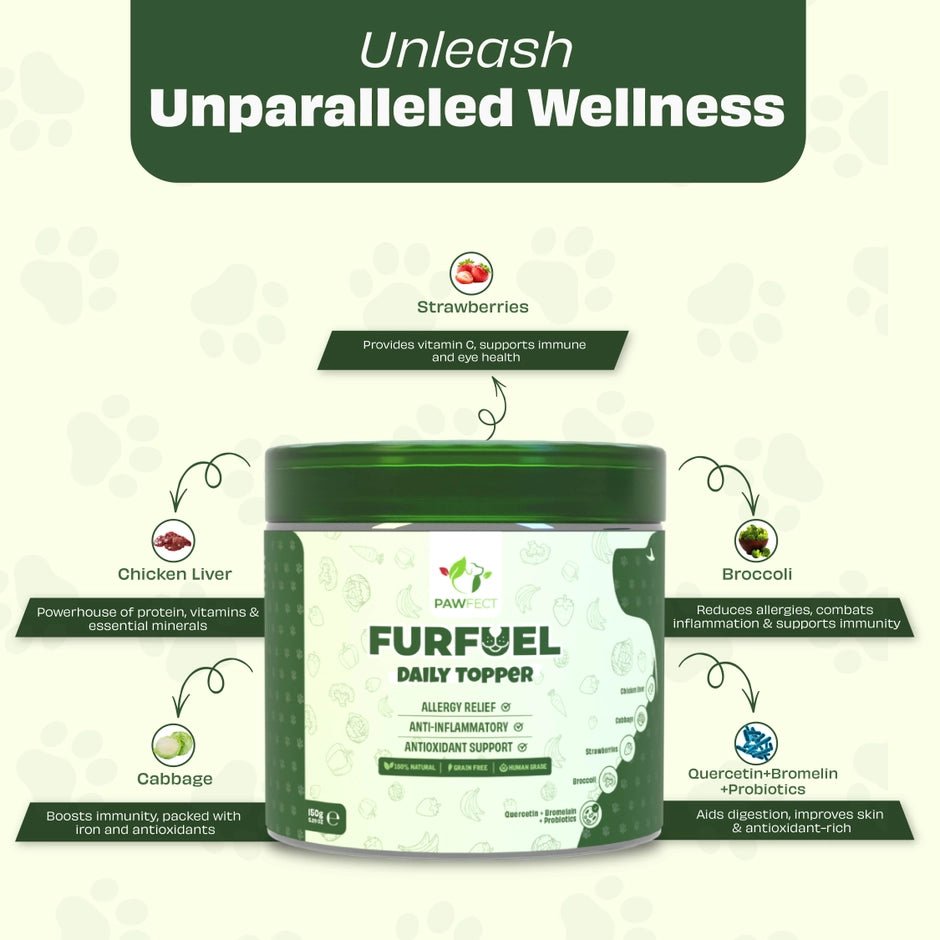 Pawfect Furfuel Daily - topper van kipperlever gemixt met superfood - Shop with Marley's