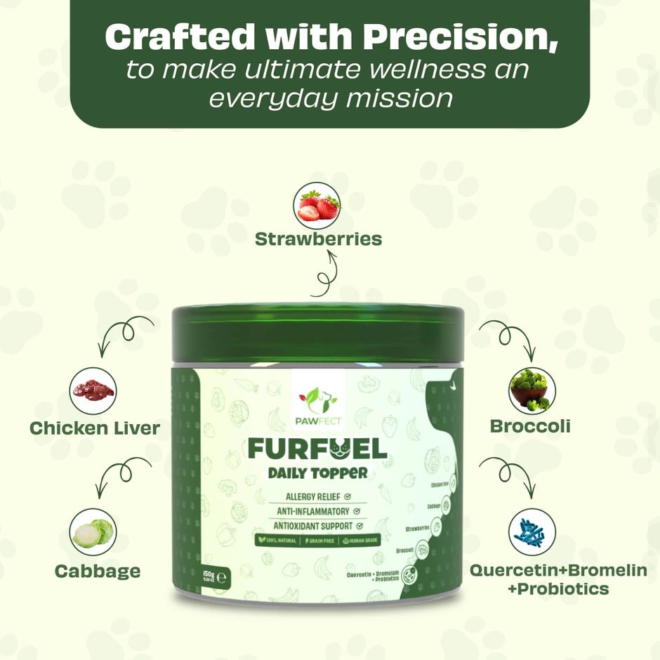 Pawfect Furfuel Daily - topper van kipperlever gemixt met superfood - Shop with Marley's