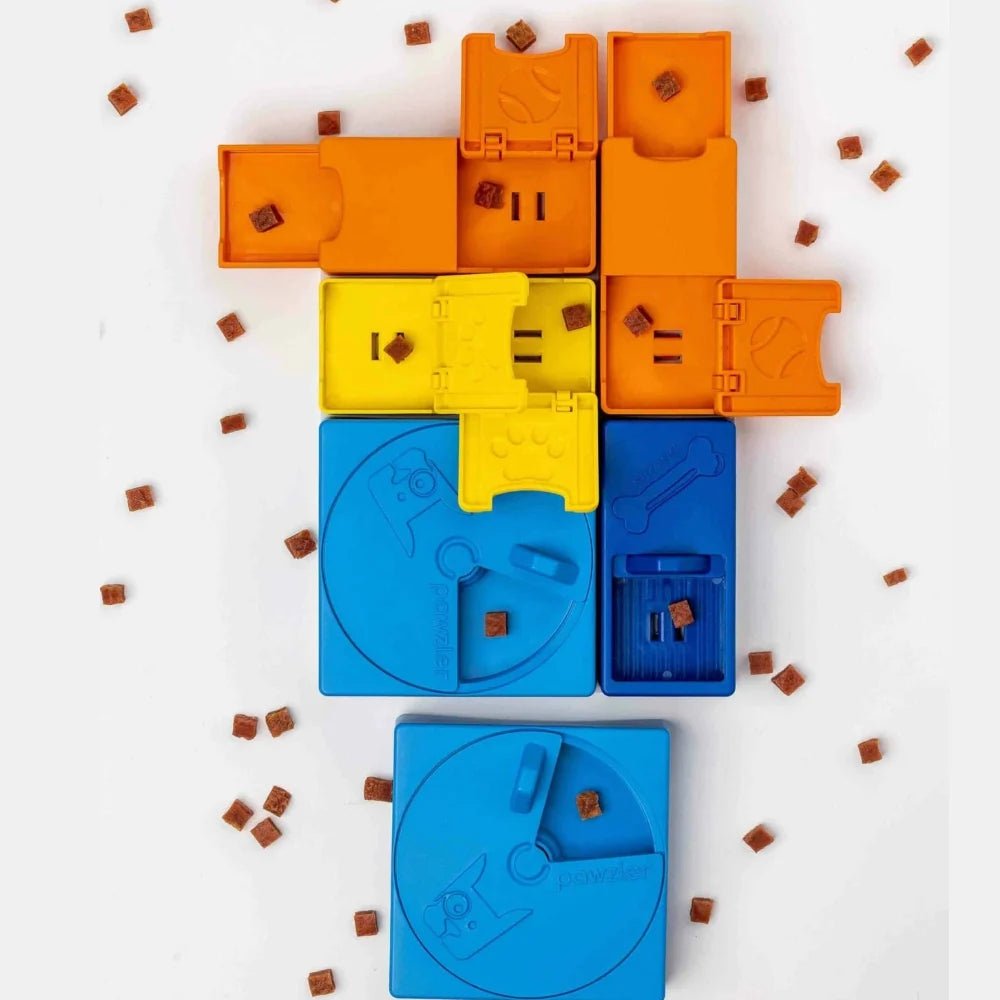 Pawzler Rainbow Set - modulaire interactieve hondenpuzzel - Shop with Marley's