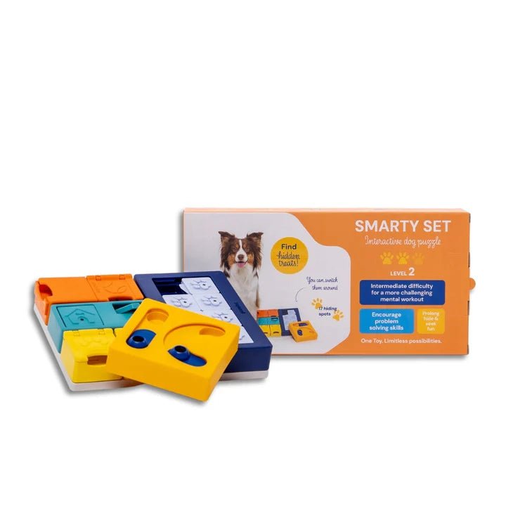 Pawzler Smarty Set - modulaire interactieve hondenpuzzel - Shop with Marley's