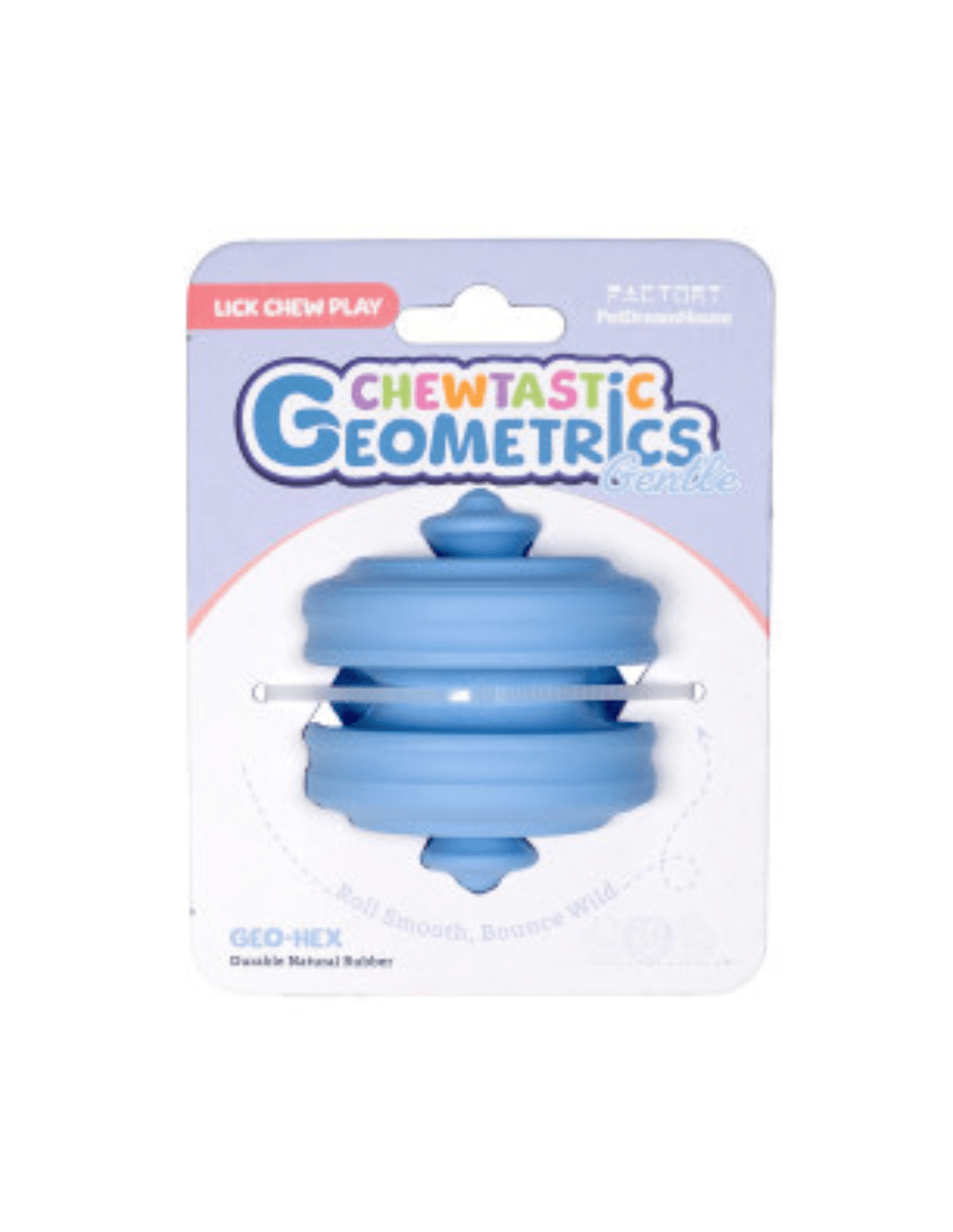 Petdreamhouse Chewtastic Gentle Geo - Hex Pastel blauw - Shop with Marley's