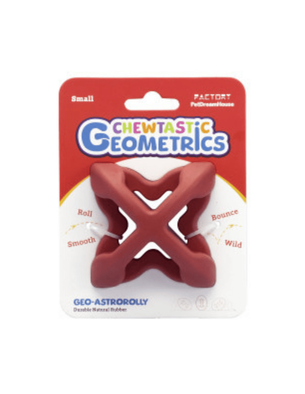 Petdreamhouse Chewtastic Geo - AstroRolly Red - Shop with Marley's