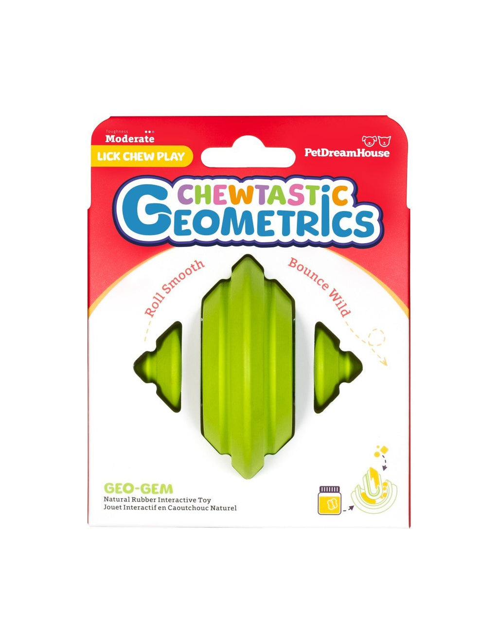 Petdreamhouse Chewtastic Geo - Gem groen - Shop with Marley's