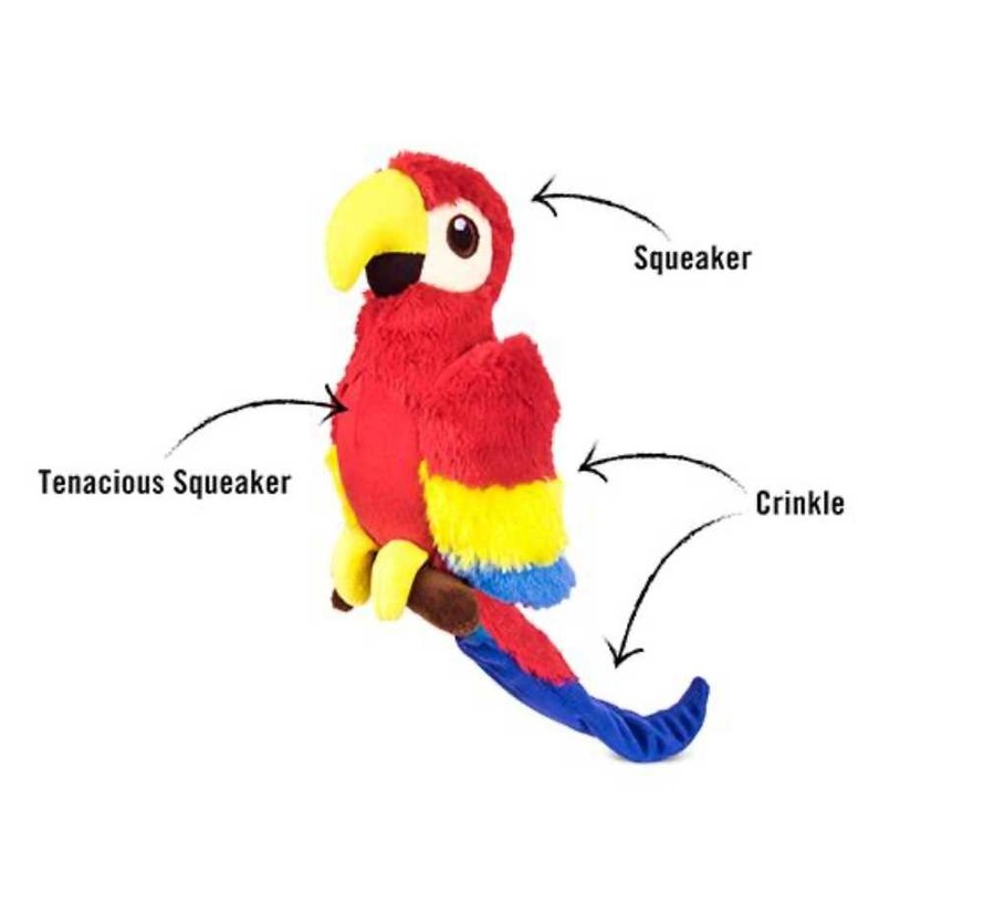 PLAY Fetching Flock dog toy Parrot