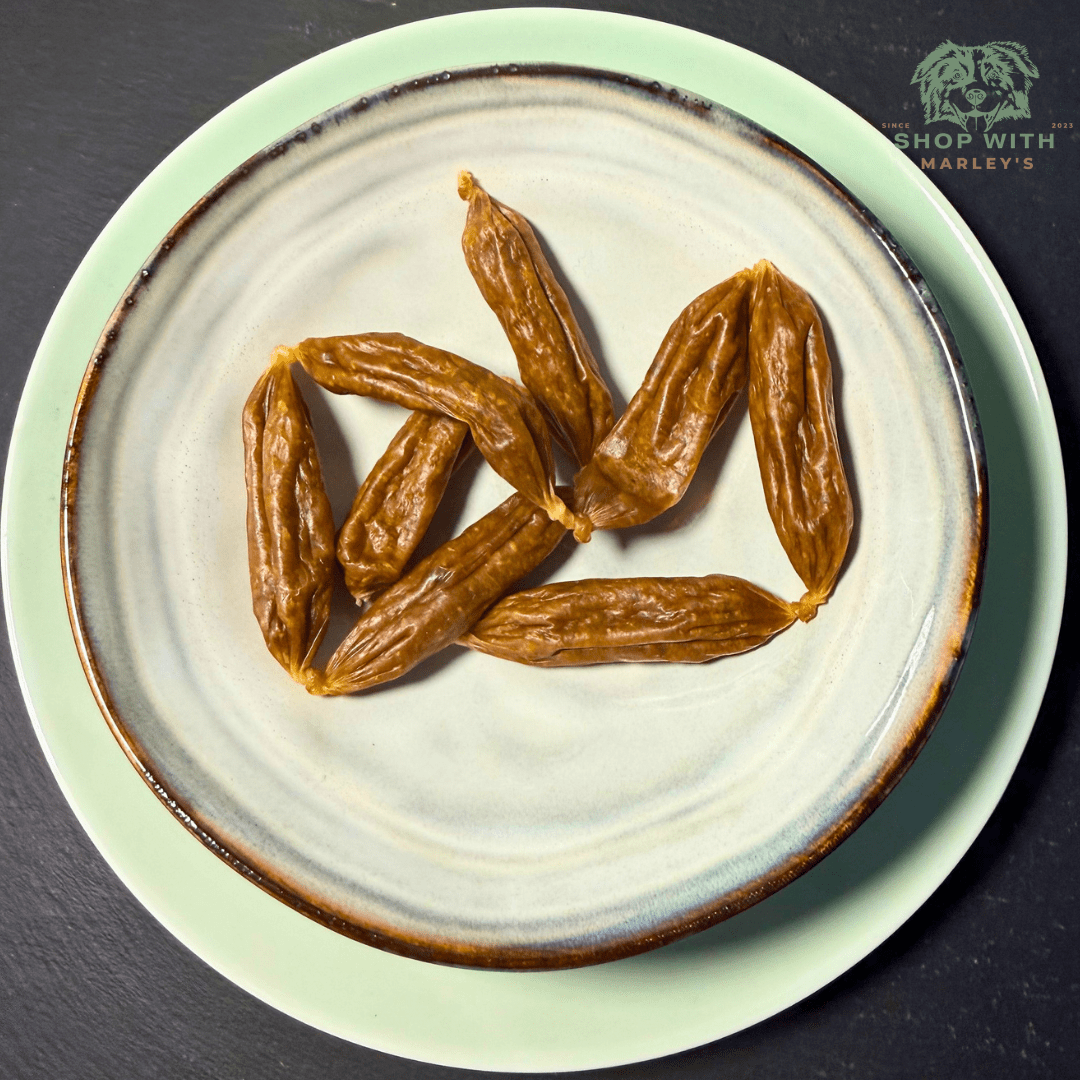 Shop with Marley's Beloning - Rund - Gedroogde worstjes - 100 gram - Shop with Marley's