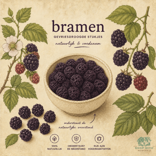 Shop with Marley's Functionele topper - Gevriesdroogd fruit - Bramen - Shop with Marley's