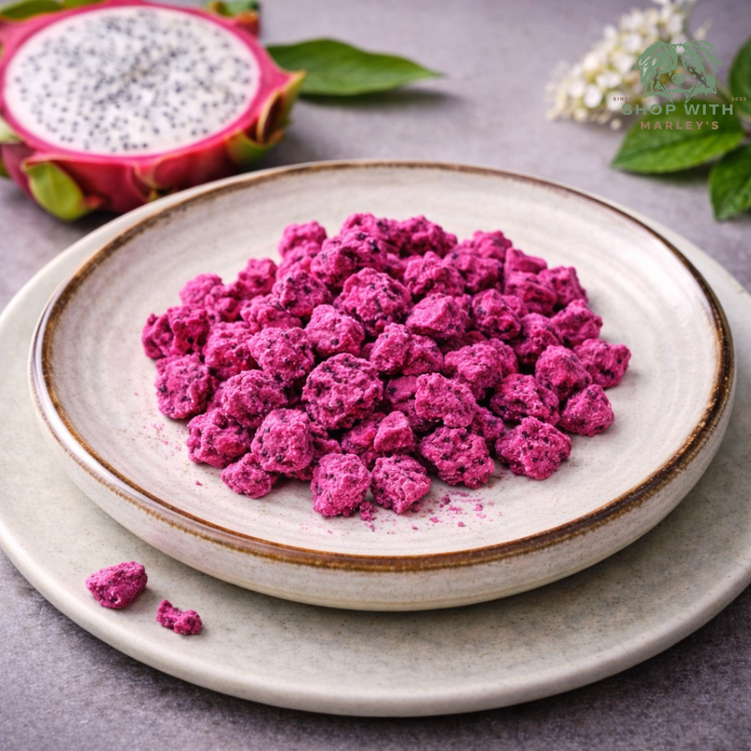 Shop with Marley's Functionele topper - Gevriesdroogd fruit - Pitaya (drakenfruit) - Shop with Marley's