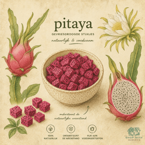 Shop with Marley's Functionele topper - Gevriesdroogd fruit - Pitaya (drakenfruit) - Shop with Marley's