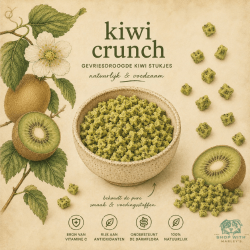 Shop with Marley's Functionele topper - Gevriesdroogde fruit - Kiwi crunch - Shop with Marley's