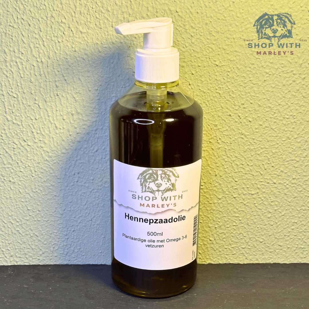 Shop with Marley's Hennepzaadolie (500ml) - Shop with Marley's