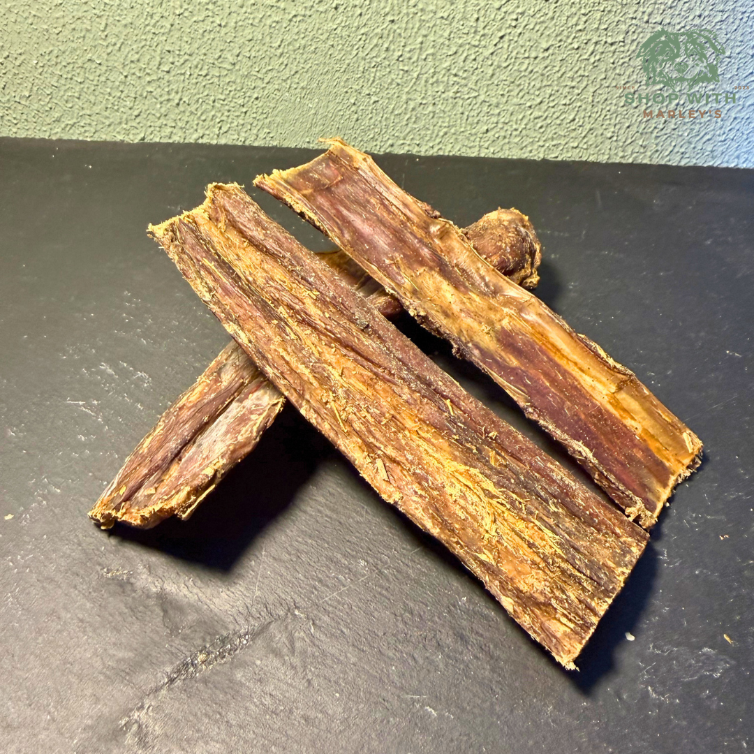 Natuurlijke runder jerky hondensnack van Shop with Marley’s – luchtgedroogde kauwsnack van rund voor honden