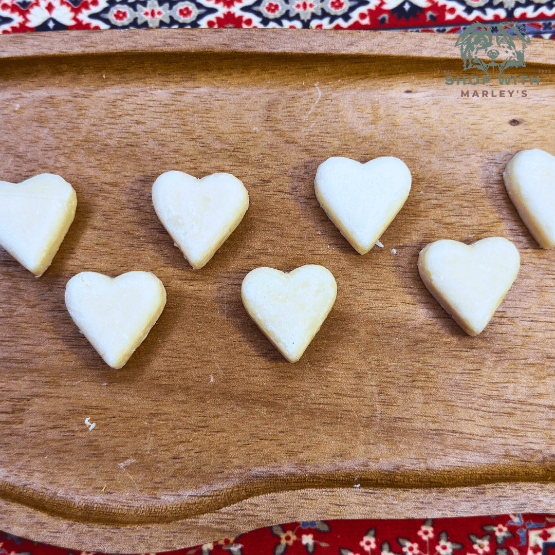 Shop with Marley's schapenvet hartjes knoflook (220 gr) - Shop with Marley's