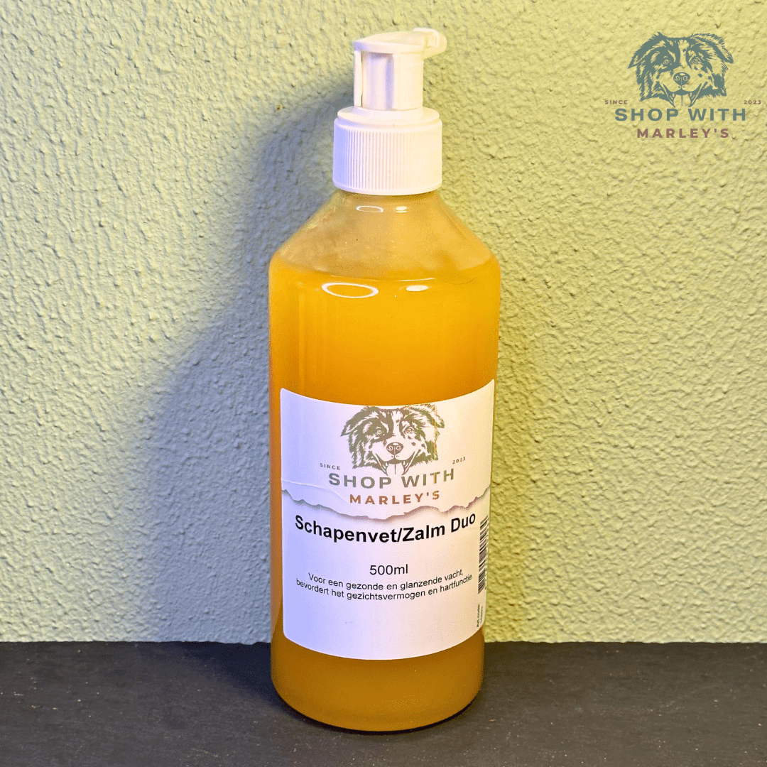 Shop with Marley's Schapenvet & Zalmolie duo (500ml) - Shop with Marley's