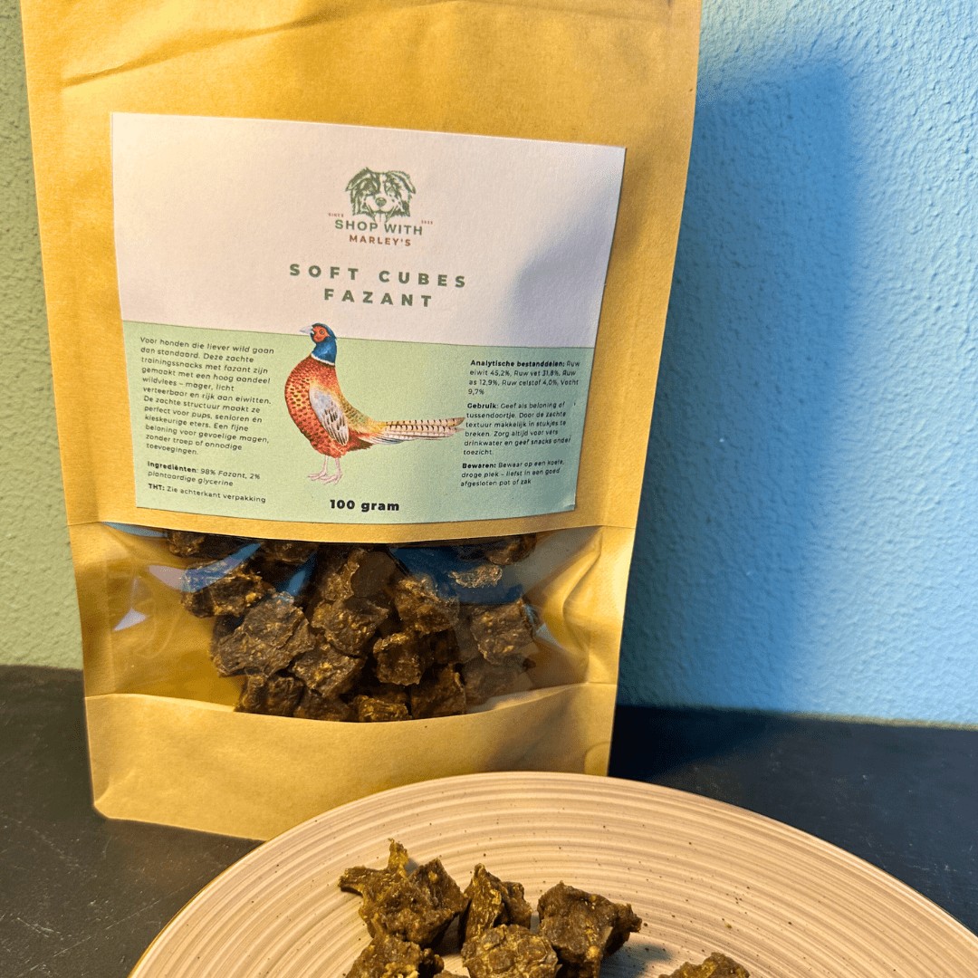Shop with Marley's soft cubes Fazant (100gr) - Shop with Marley's