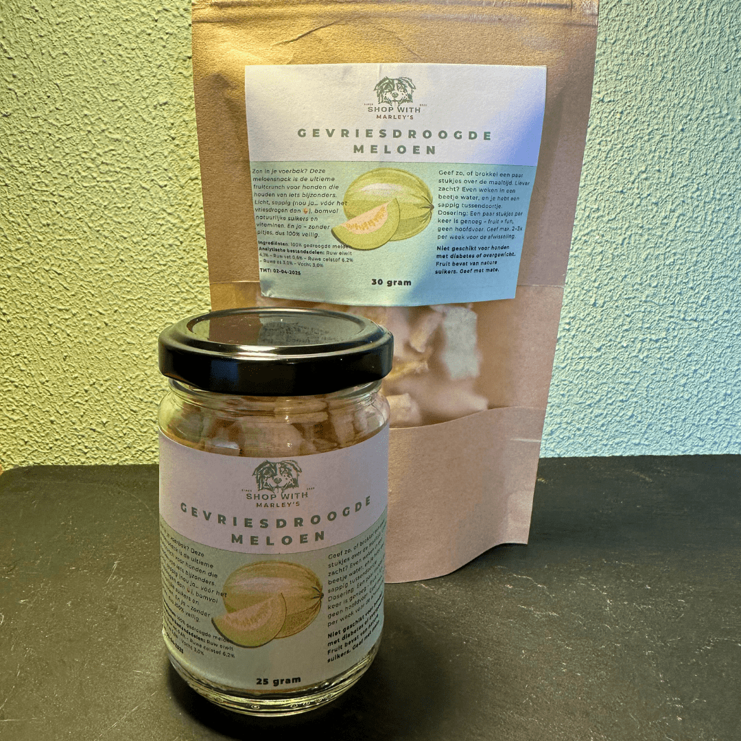Shop with Marley's topper gevriesdroogde Meloen - Shop with Marley's