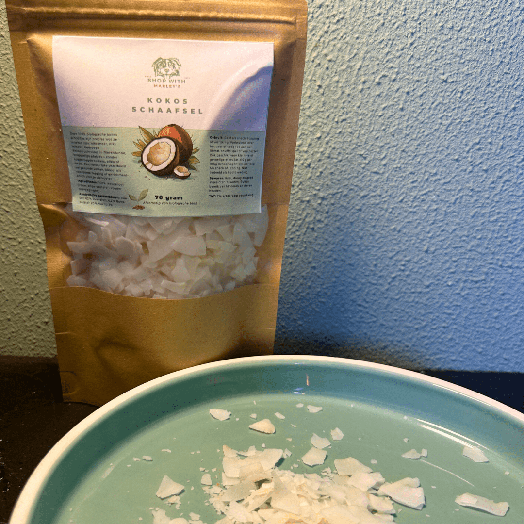 Shop with Marley's topper kokos schaafsel - Shop with Marley's