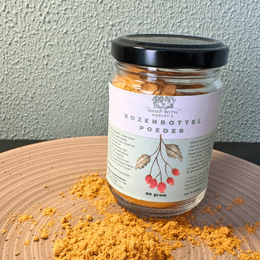 Shop with Marley's topper rozenbottel poeder (60 gram) - Shop with Marley's