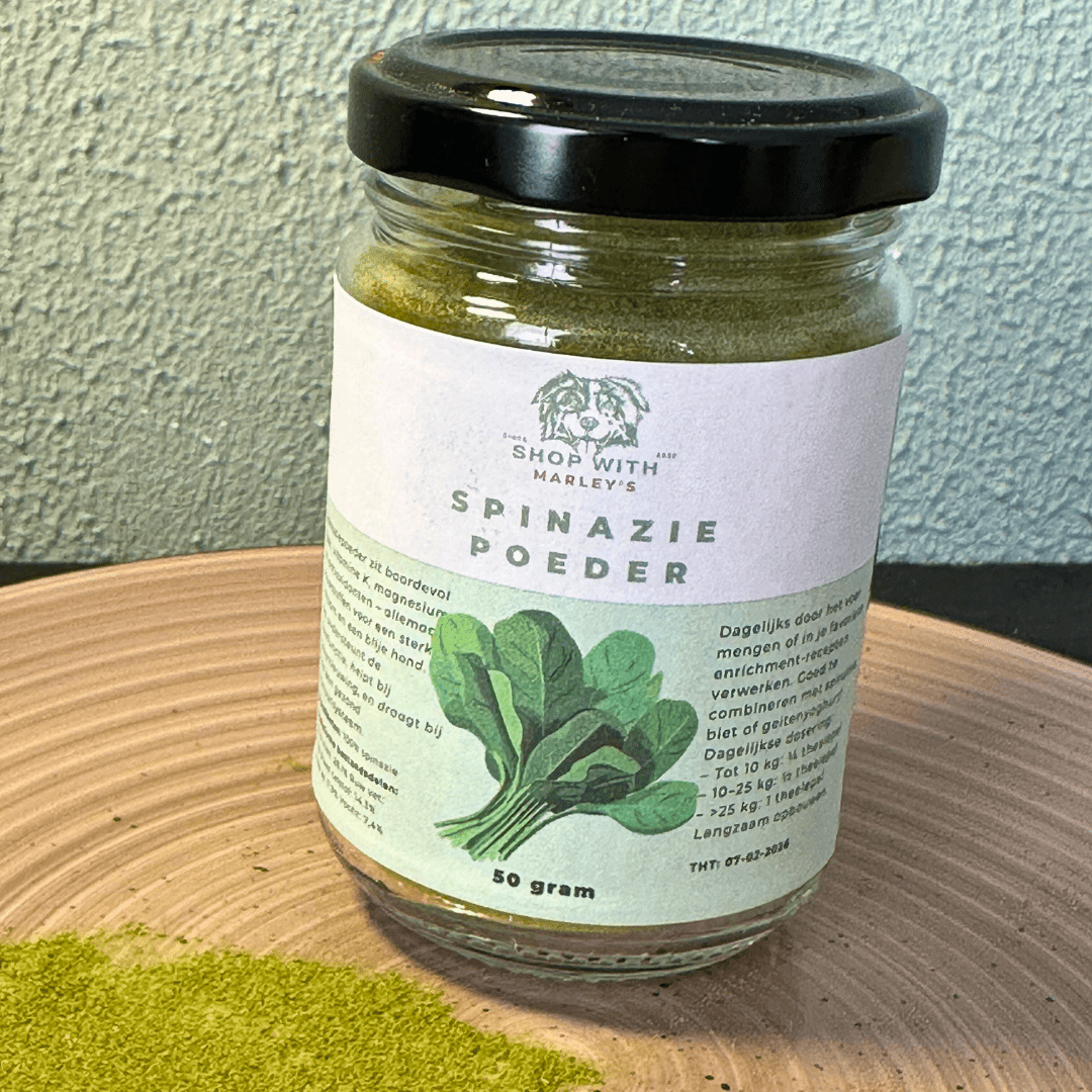 Shop with Marley's topper spinazie poeder (50 gram) - Shop with Marley's