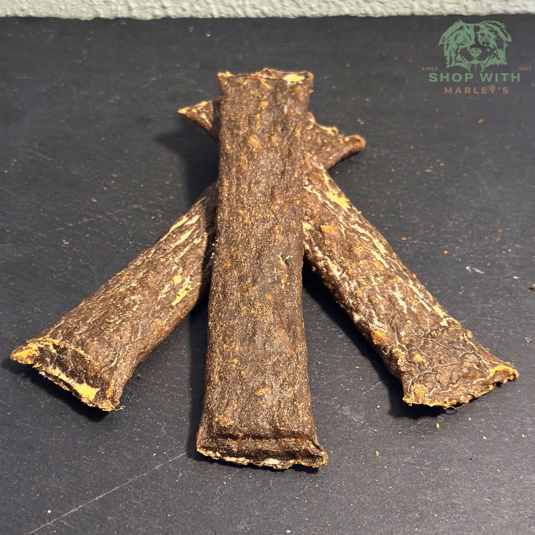 Shop with Marley's vleesstrips Hert (100gr) - Shop with Marley's