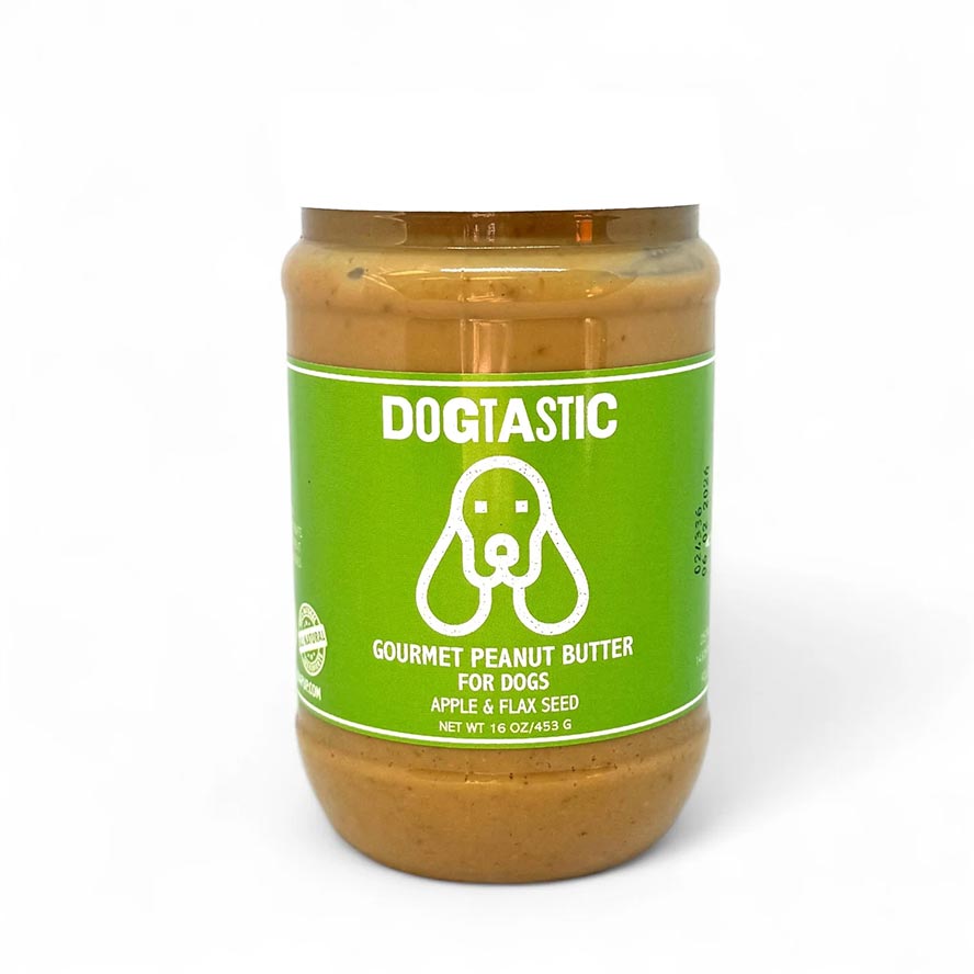 Sodapup Dogtastic Gourmet Peanut Butter - Apple & Flax Seed (480gram) - Shop with Marley's