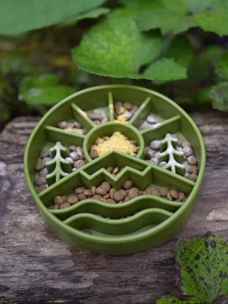 Sodapup Ebowl Great Outdoors Green - slowfeeder - Shop with Marley's
