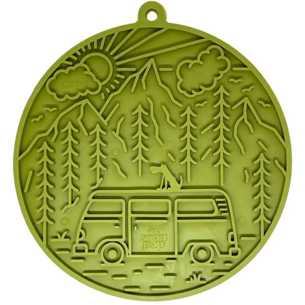 Sodapup eMat Camp green rond - likmat - Shop with Marley's