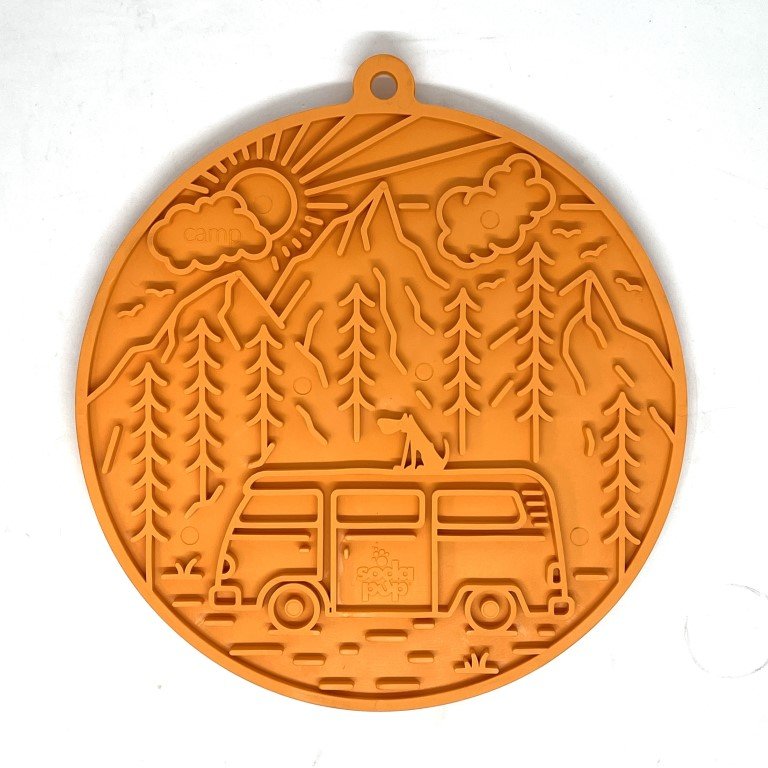 Sodapup eMat Camp orange rond - likmat - Shop with Marley's