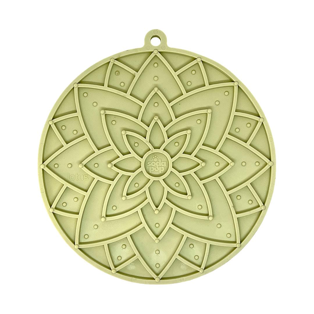 Sodapup eMat Lotus light green rond - likmat - Shop with Marley's