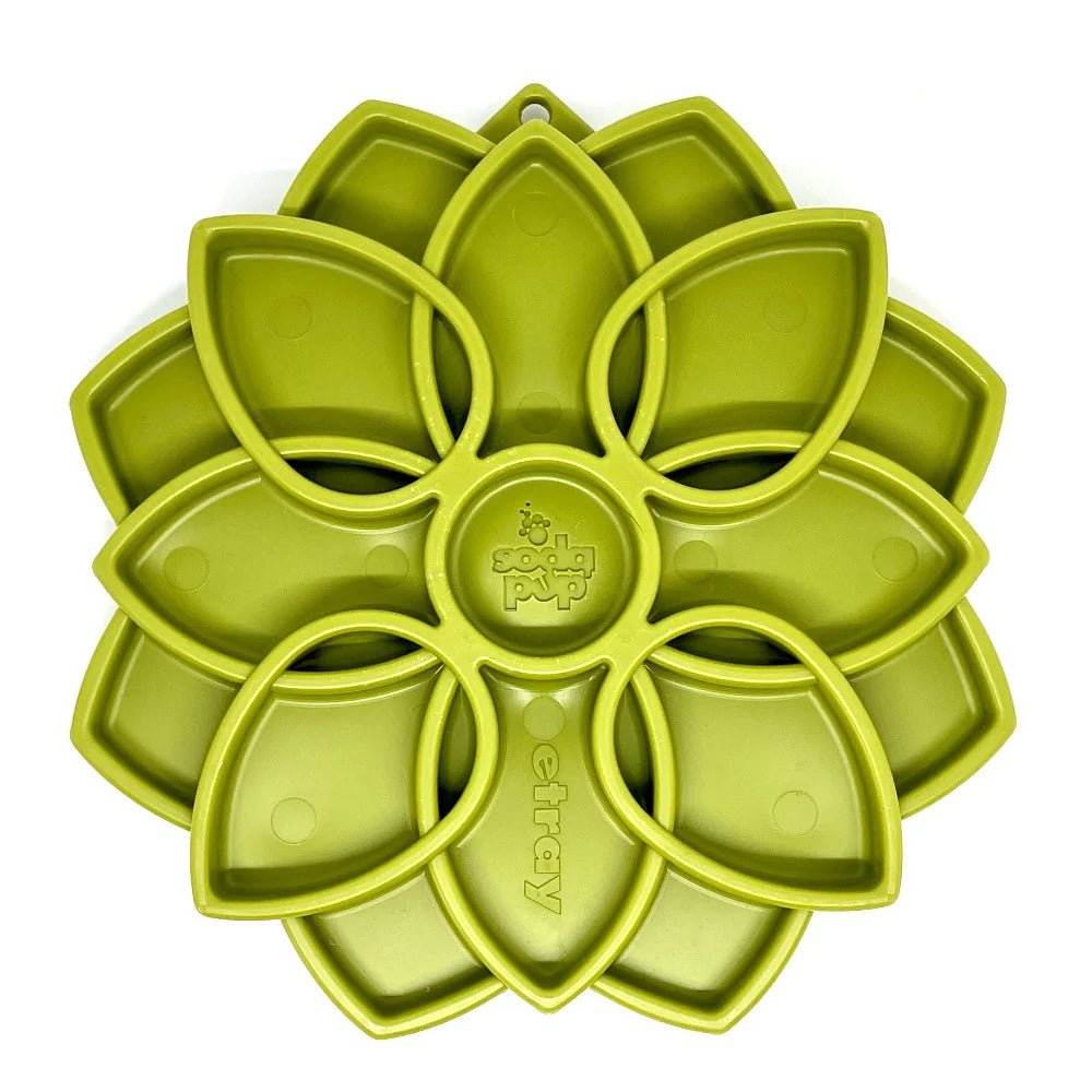 Sodapup Etray Mandala Groen - slowfeeder - Shop with Marley's