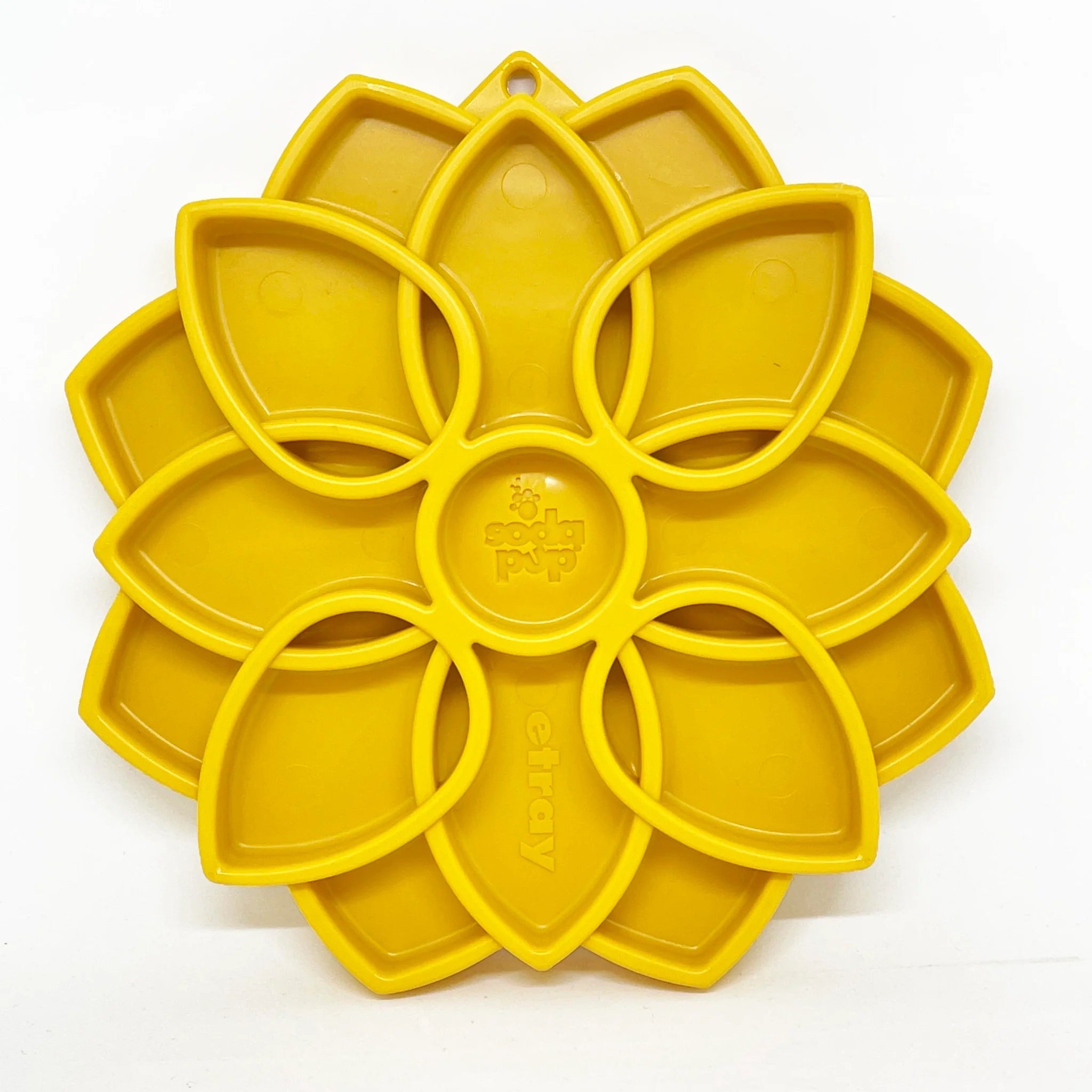 Sodapup Etray Mandala Yellow - slowfeeder - Shop with Marley's