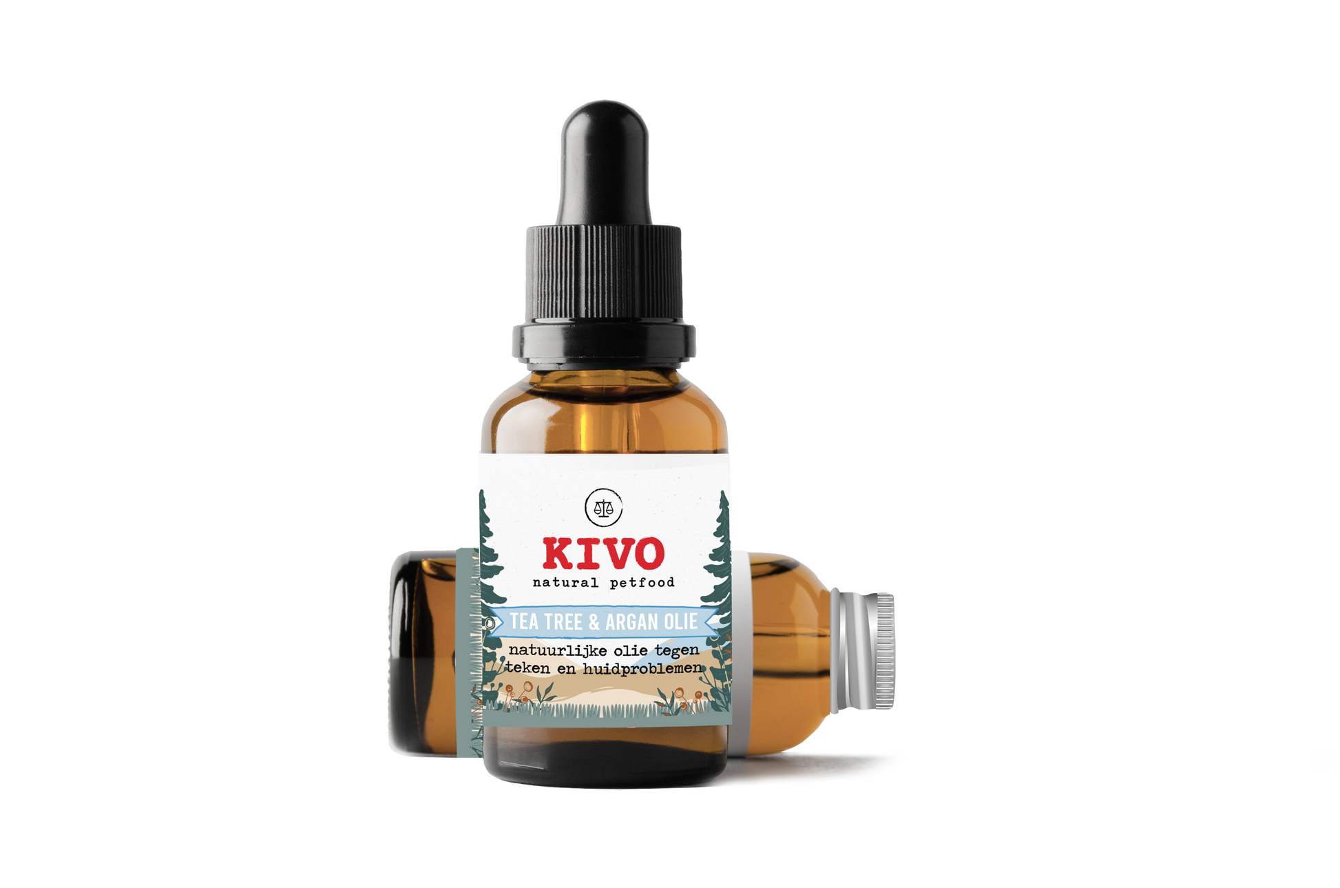 Kivo Tea Tree &amp; Argan Oil (20ml) - natural protection against fleas and ticks
