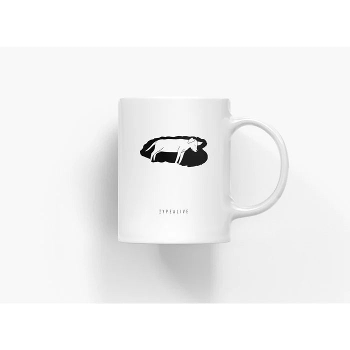 Typealive mok 'I work hard' - Shop with Marley's