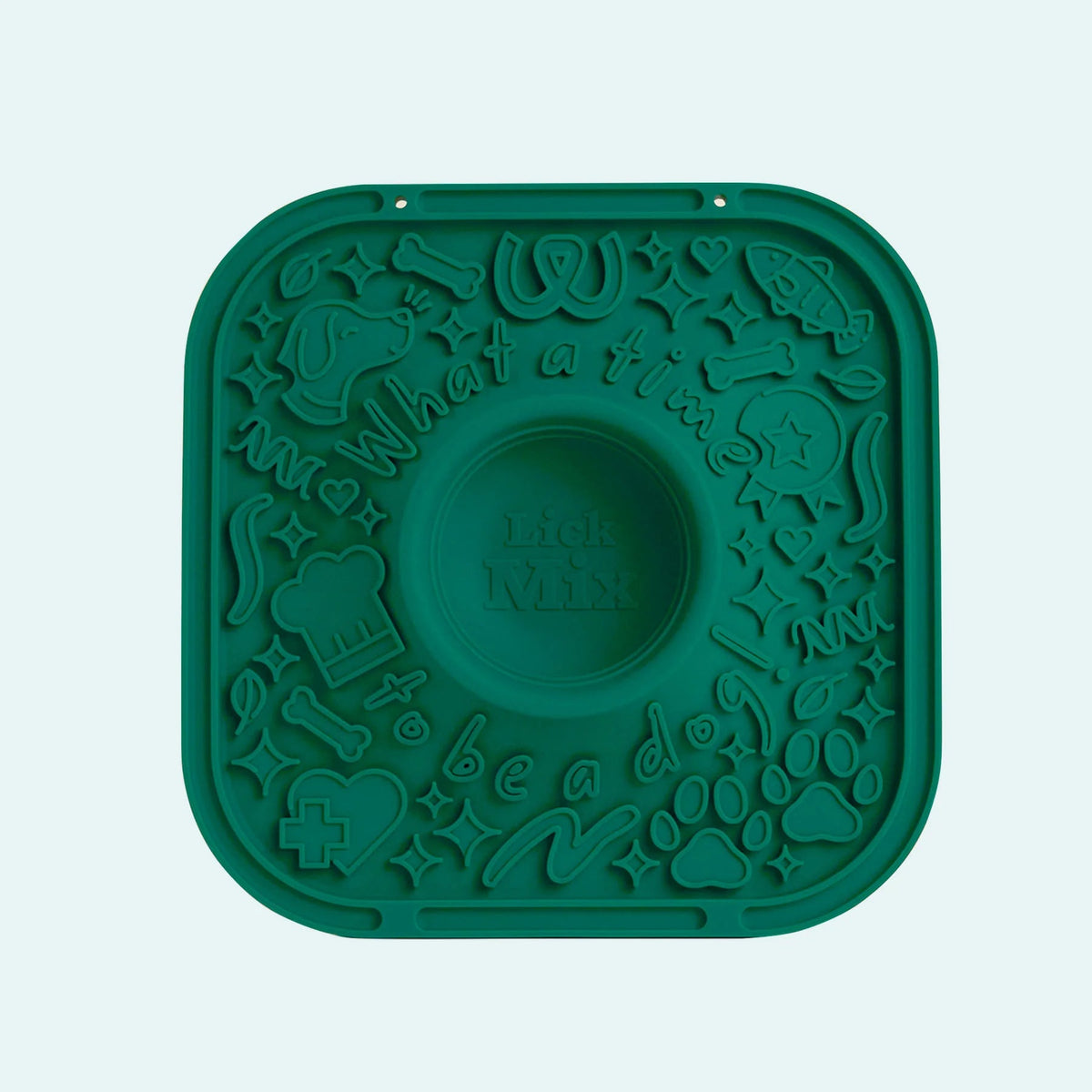 Woof - The lickmat - likmat voor honden in de kleur groen