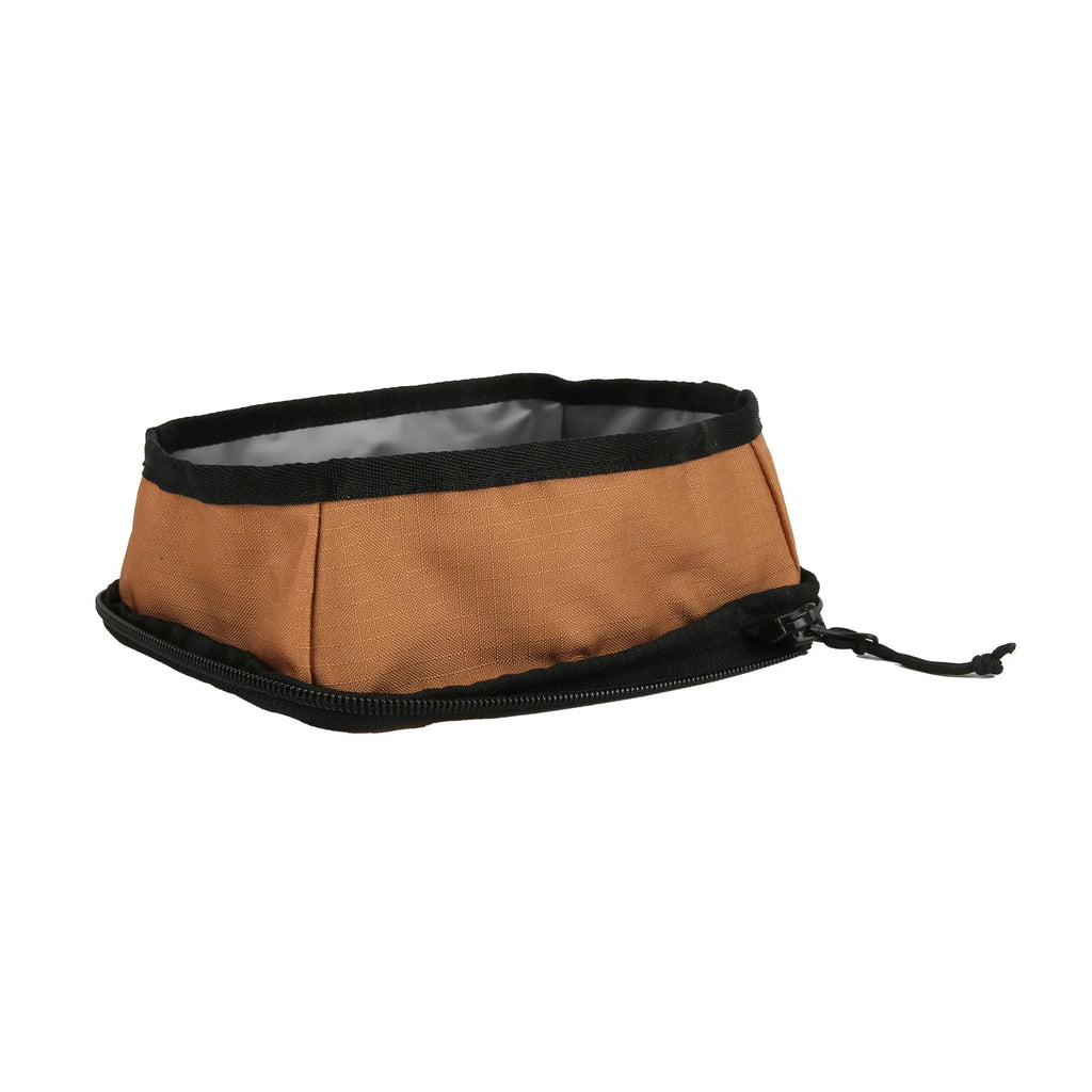 Woolly wolf - Hydration bag - Brown - beloningstasje voor honden met vak voor waterfles & afritsbare waterbak - Shop with Marley's