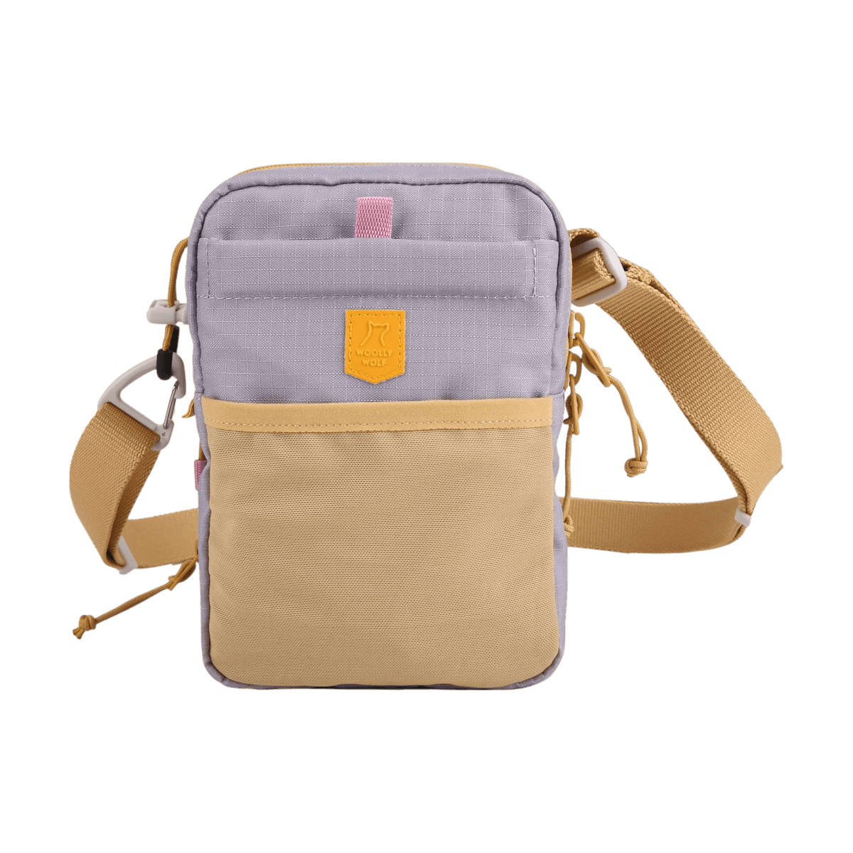 Woolly Wolf - Hydration Shoulder Bag – Lila - beloningstasje met ruimte voor een waterfles en afritsbare waterbak - Shop with Marley's