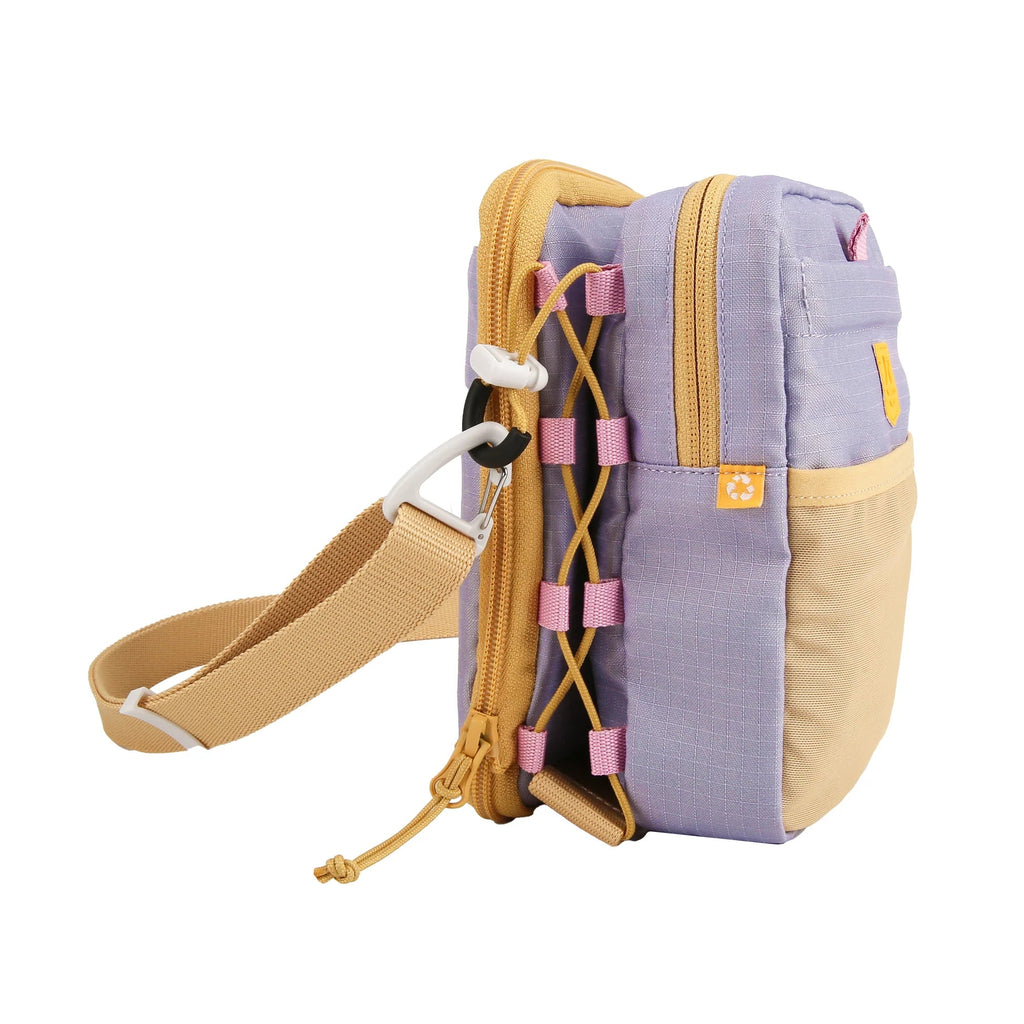 Woolly Wolf - Hydration Shoulder Bag – Lila - beloningstasje met ruimte voor een waterfles en afritsbare waterbak