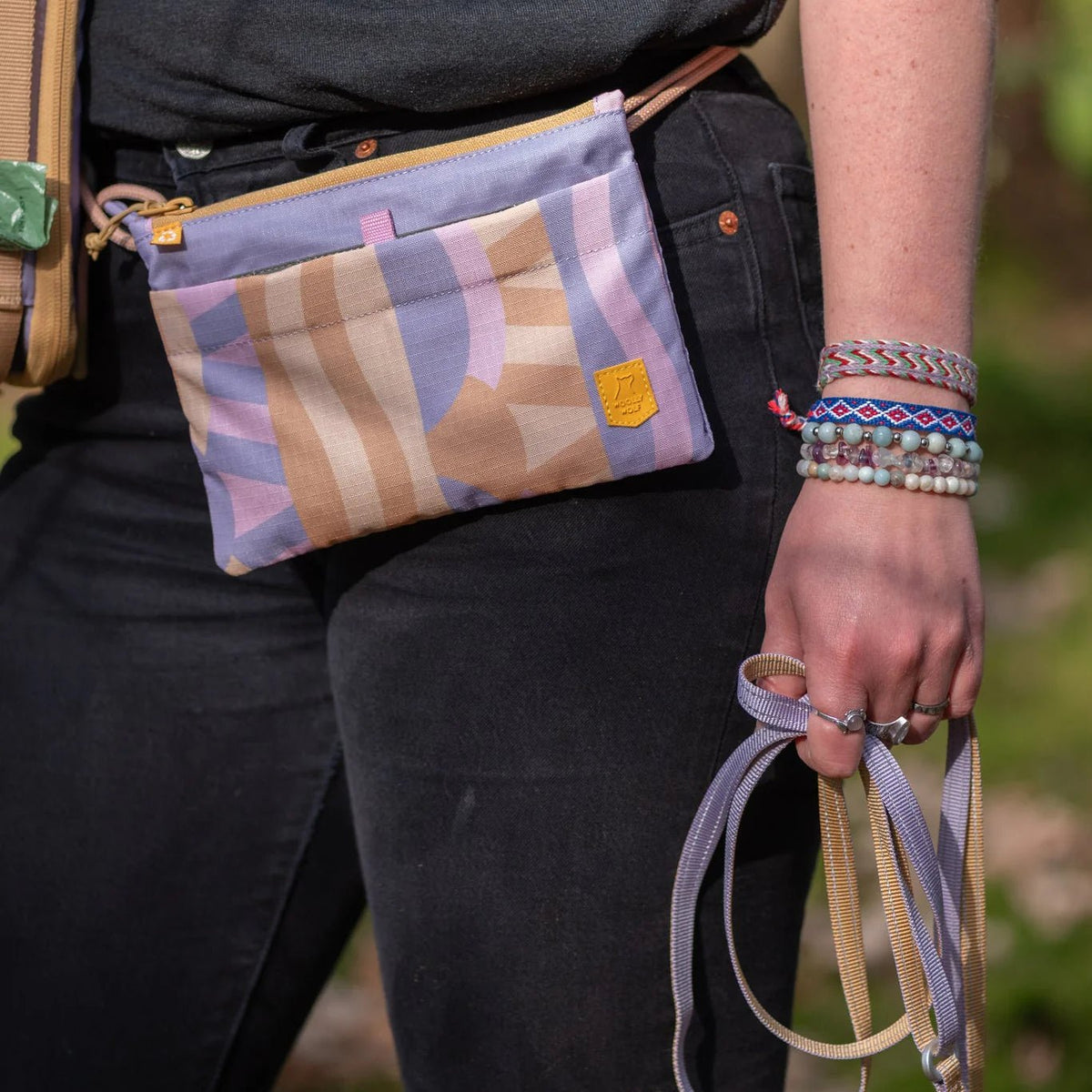 Woolly wolf - Sunshower Accessory Bag - Lavendel mixed - beloningstasje voor honden - Shop with Marley's