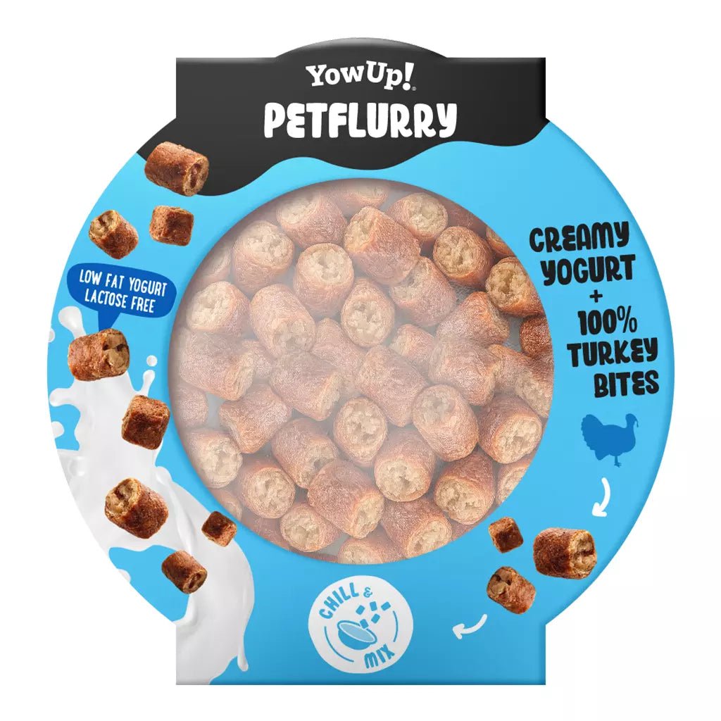 YowUp! PetFlurry Kalkoen - yoghurt voor honden met stukjes 100% kalkoen - 135 gram - Shop with Marley's