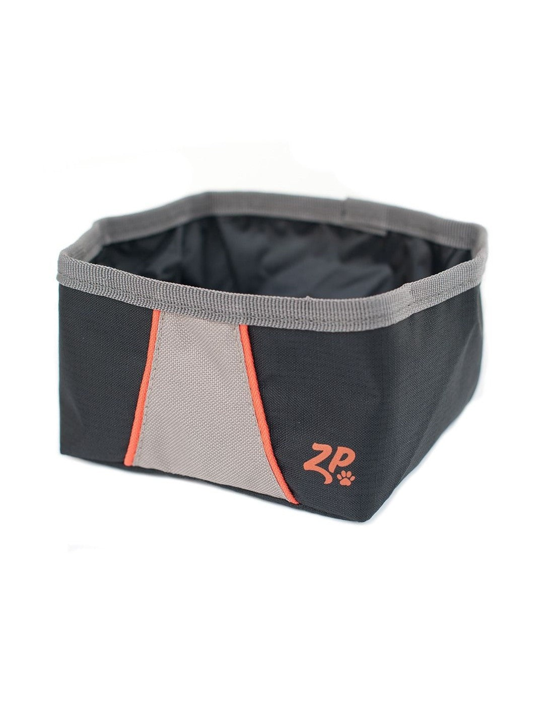 ZippyPaws Travel Bowl Volcano Black - draagbare voer/drinkbak voor onderweg