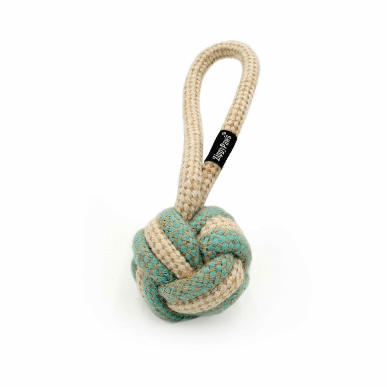 ZippyPaws EcoZippy Cotton and Jute Ball - Shop with Marley's